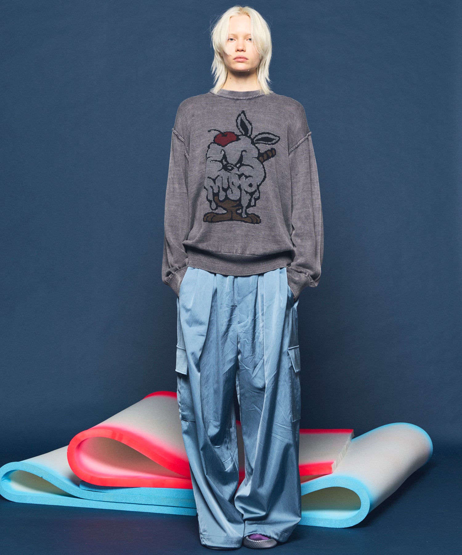 4 색 샹 브레이 세탁 가능한 양모 피크 라펠 더블 가슴 재킷