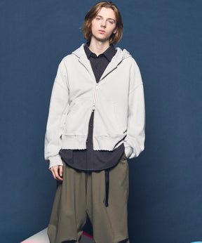 4 Colors Chambray Washable Wool Peaked Lapel Double Breasted Jacket