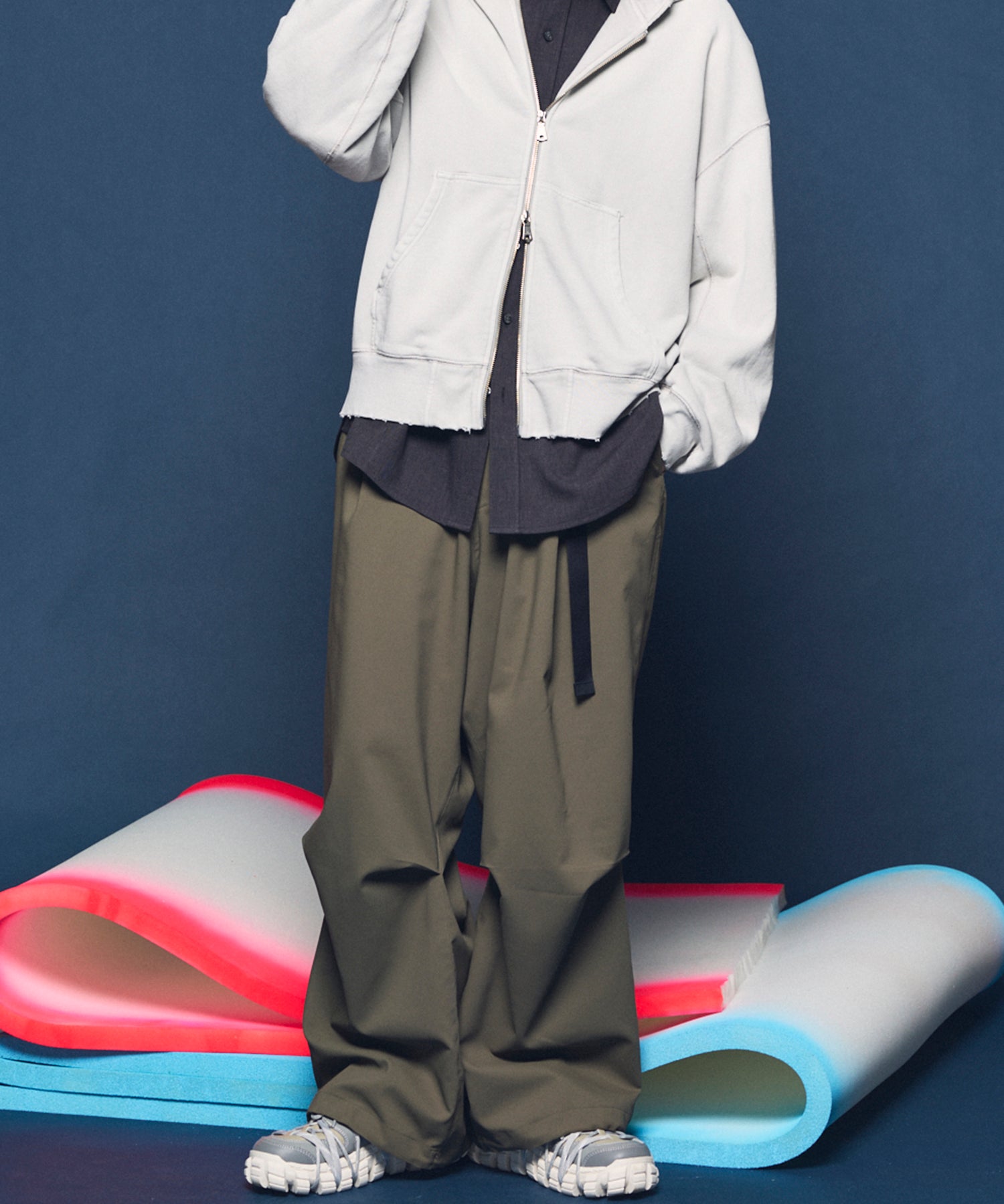 4 색 샹 브레이 세탁 가능한 양모 피크 라펠 더블 가슴 재킷