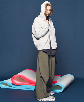 4 Colors Chambray Washable Wool Peaked Lapel Double Breasted Jacket