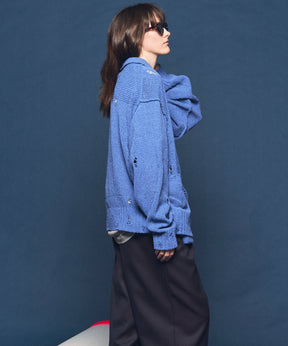 4 색 샹 브레이 세탁 가능한 양모 피크 라펠 더블 가슴 재킷