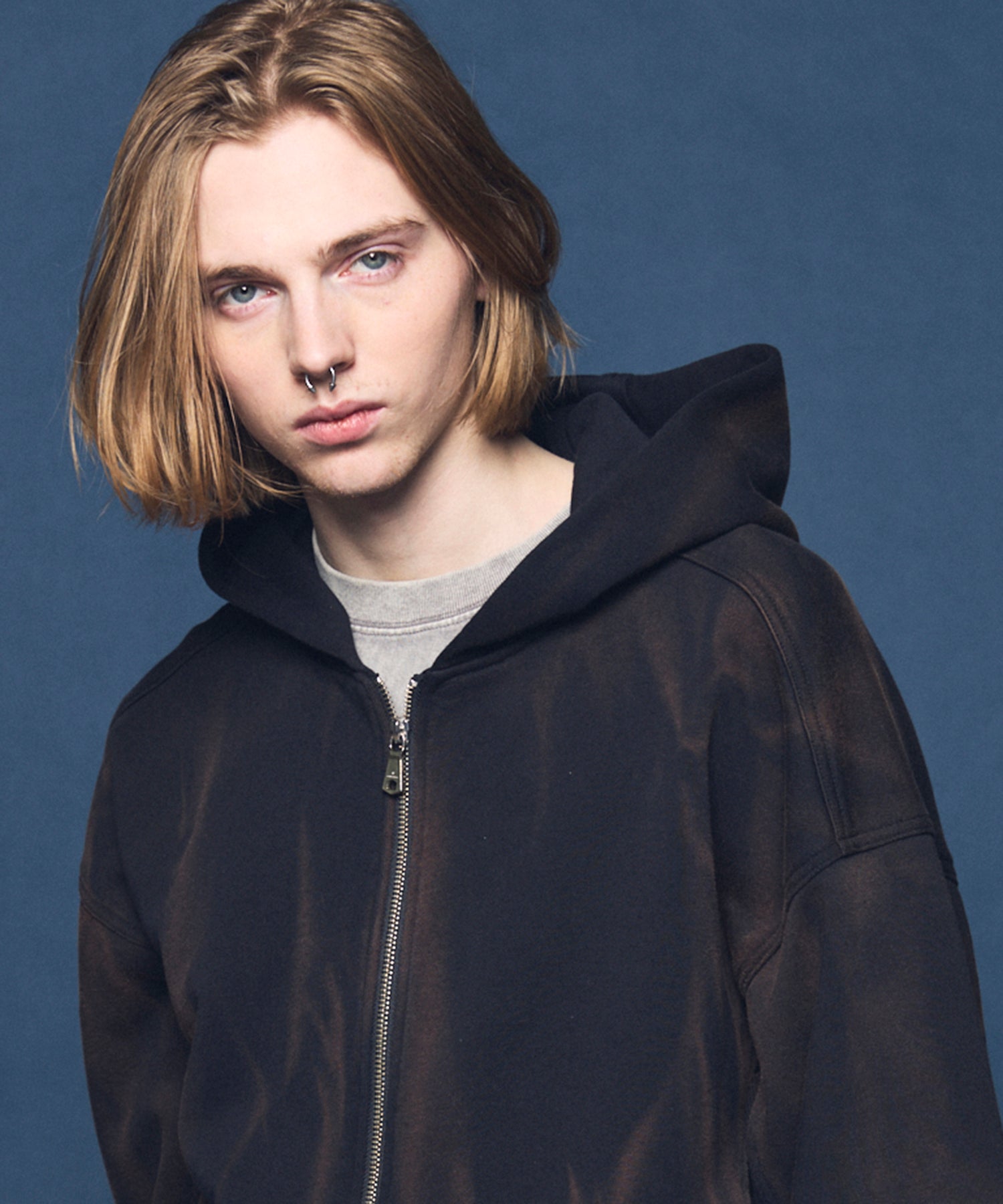 Sun-fade Prime-Over Sweat Zip Hoodie