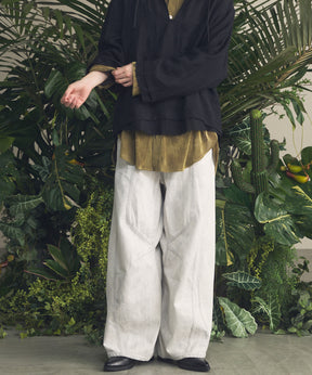 Three-Dimensional Cutting Denim Pants