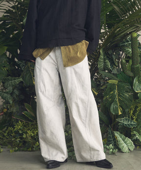 Three-Dimensional Cutting Denim Pants