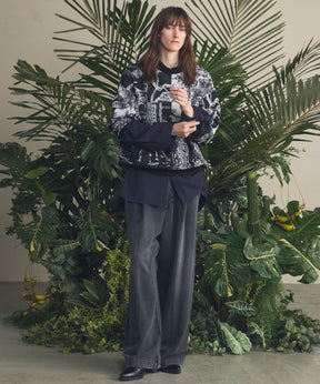 4 색 샹 브레이 세탁 가능한 양모 피크 라펠 더블 가슴 재킷