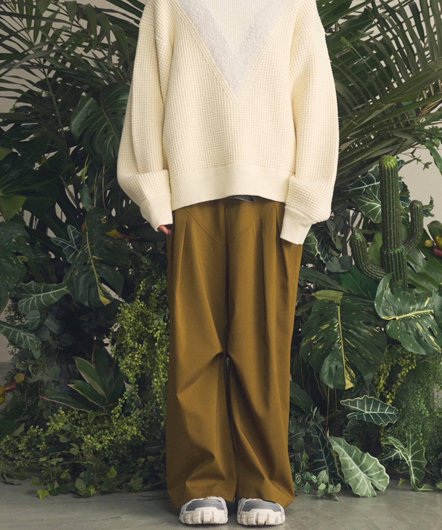 4 Colors Chambray Washable Wool Peaked Lapel Double Breasted Jacket