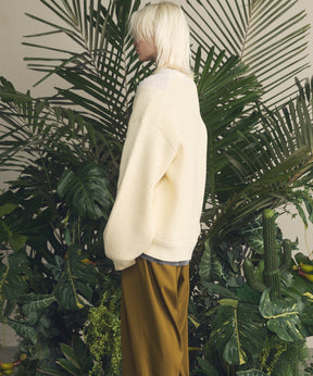 [26SS 预购] 棉质膨体腈纶混纺底漆渐变染色针织衫