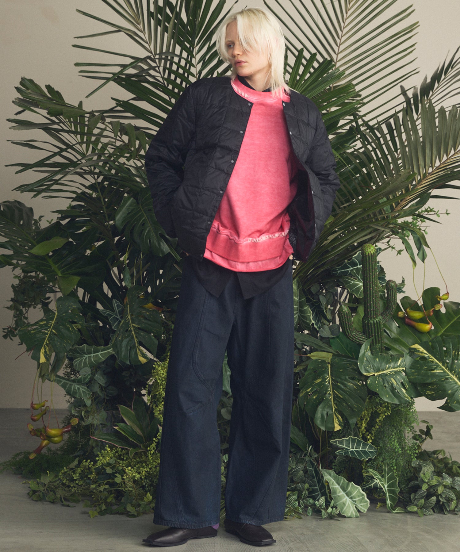 무거운 중량 땀 자수 손상 과다 염색 승무원 목 풀 오버