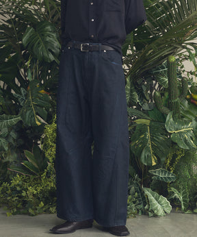 Three-Dimensional Cutting Denim Pants