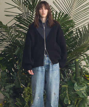 4 색 샹 브레이 세탁 가능한 양모 피크 라펠 더블 가슴 재킷