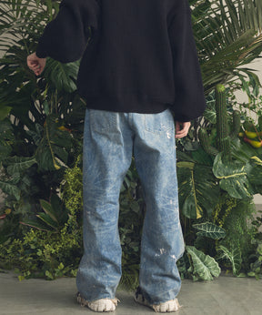 4 Colors Chambray Washable Wool Peaked Lapel Double Breasted Jacket