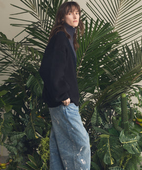 4 색 샹 브레이 세탁 가능한 양모 피크 라펠 더블 가슴 재킷