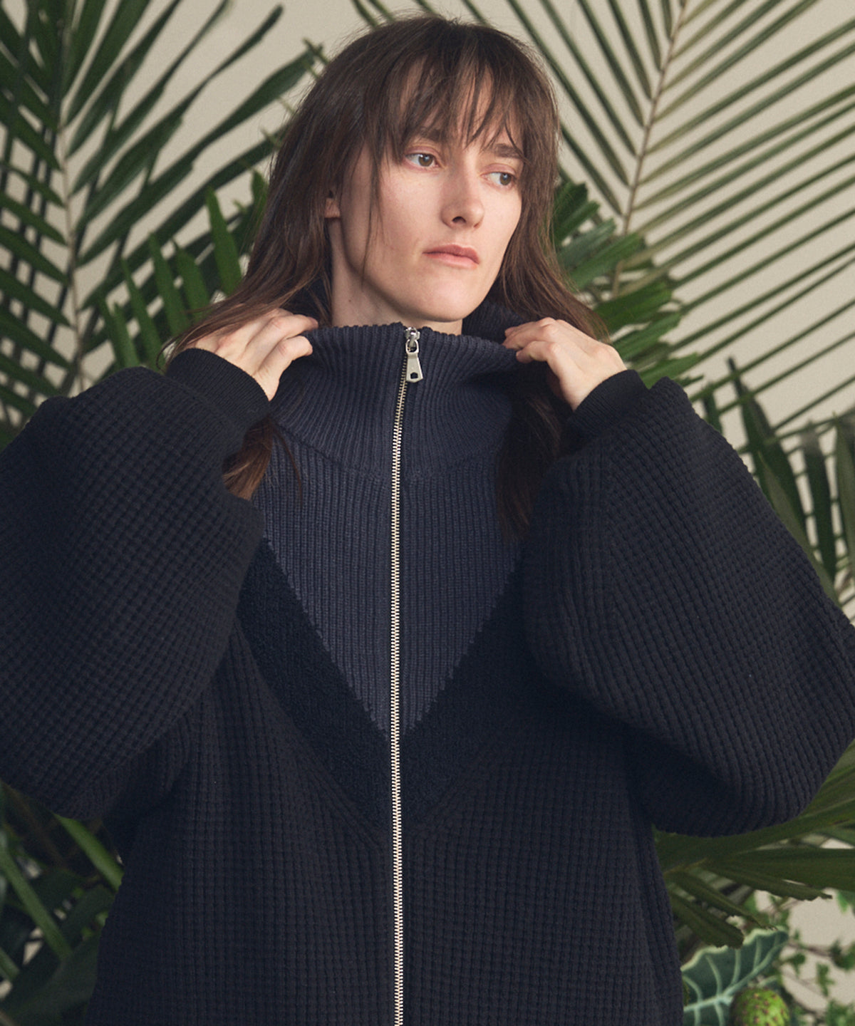 4 색 샹 브레이 세탁 가능한 양모 피크 라펠 더블 가슴 재킷