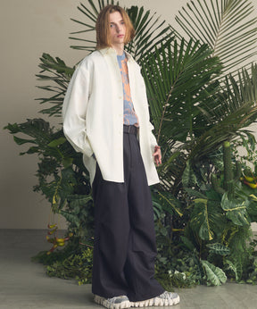 【26SS PRE-ORDER】4 Colors Chambray Washable Wool Prime-Wide Snow Pants