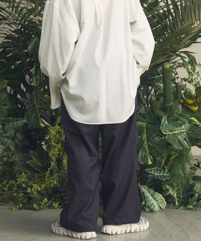 【26SS PRE-ORDER】4 Colors Chambray Washable Wool Prime-Wide Snow Pants