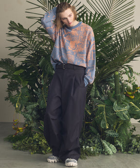 【26SS PRE-ORDER】4 Colors Chambray Washable Wool Prime-Wide Snow Pants