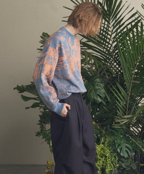 4 색 샹 브레이 세탁 가능한 양모 피크 라펠 더블 가슴 재킷