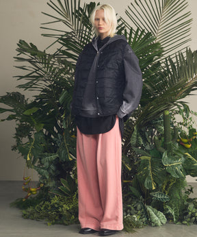 Deep Front Neck Prime-Over Half-zip Hoodie