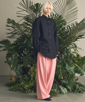 4 가지 색상 샹 브레이 세탁 가능한 양모 프라임-오버 일반 칼라 셔츠 코트