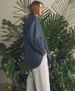 4 가지 색상 샹 브레이 세탁 가능한 양모 프라임-오버 일반 칼라 셔츠 코트