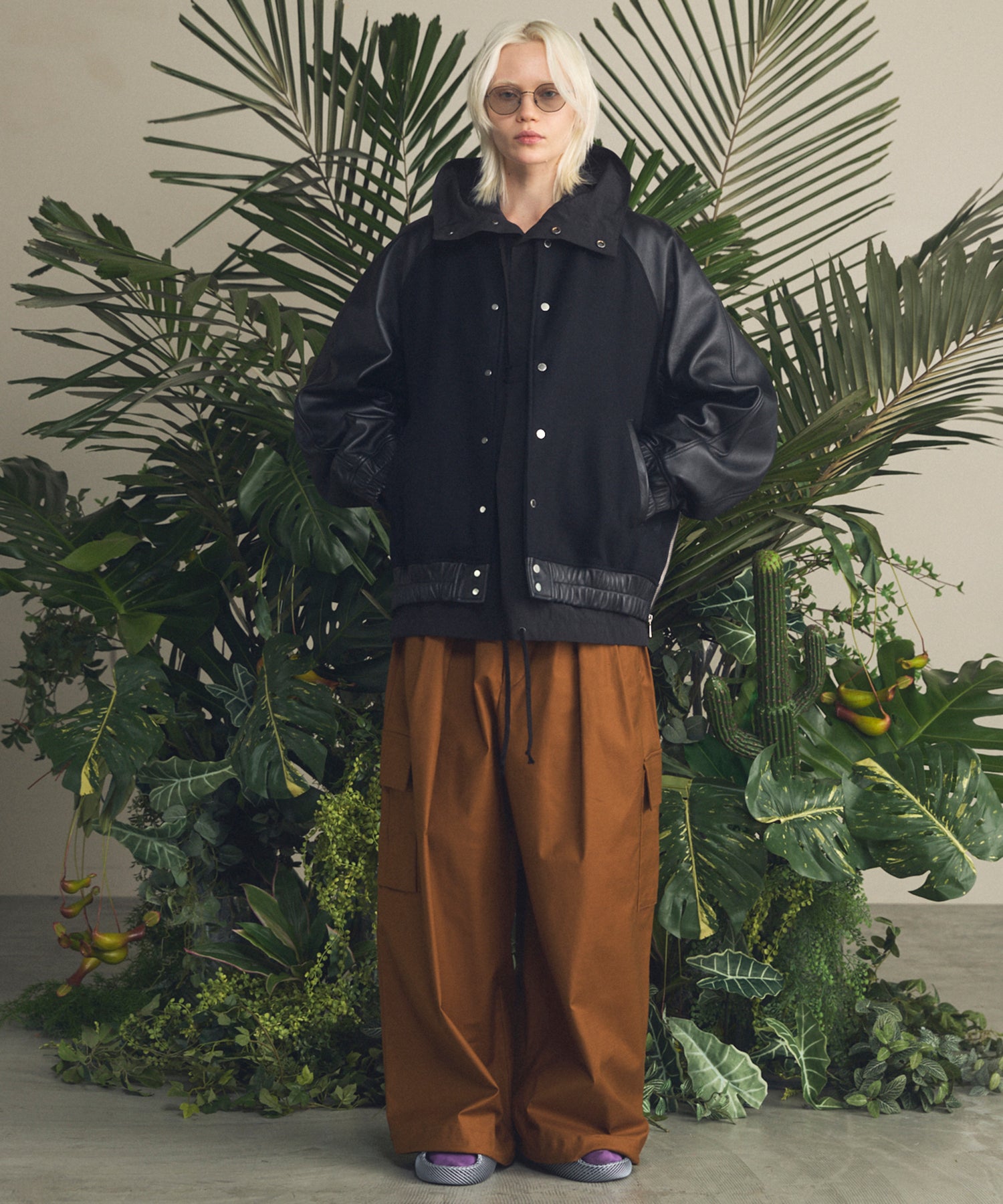 【sai】24AW MELTON STADIUM JACKET sai】24AW MELTON STADIUM JACKET WOOL MELTON STADIUM JACKET – TIME