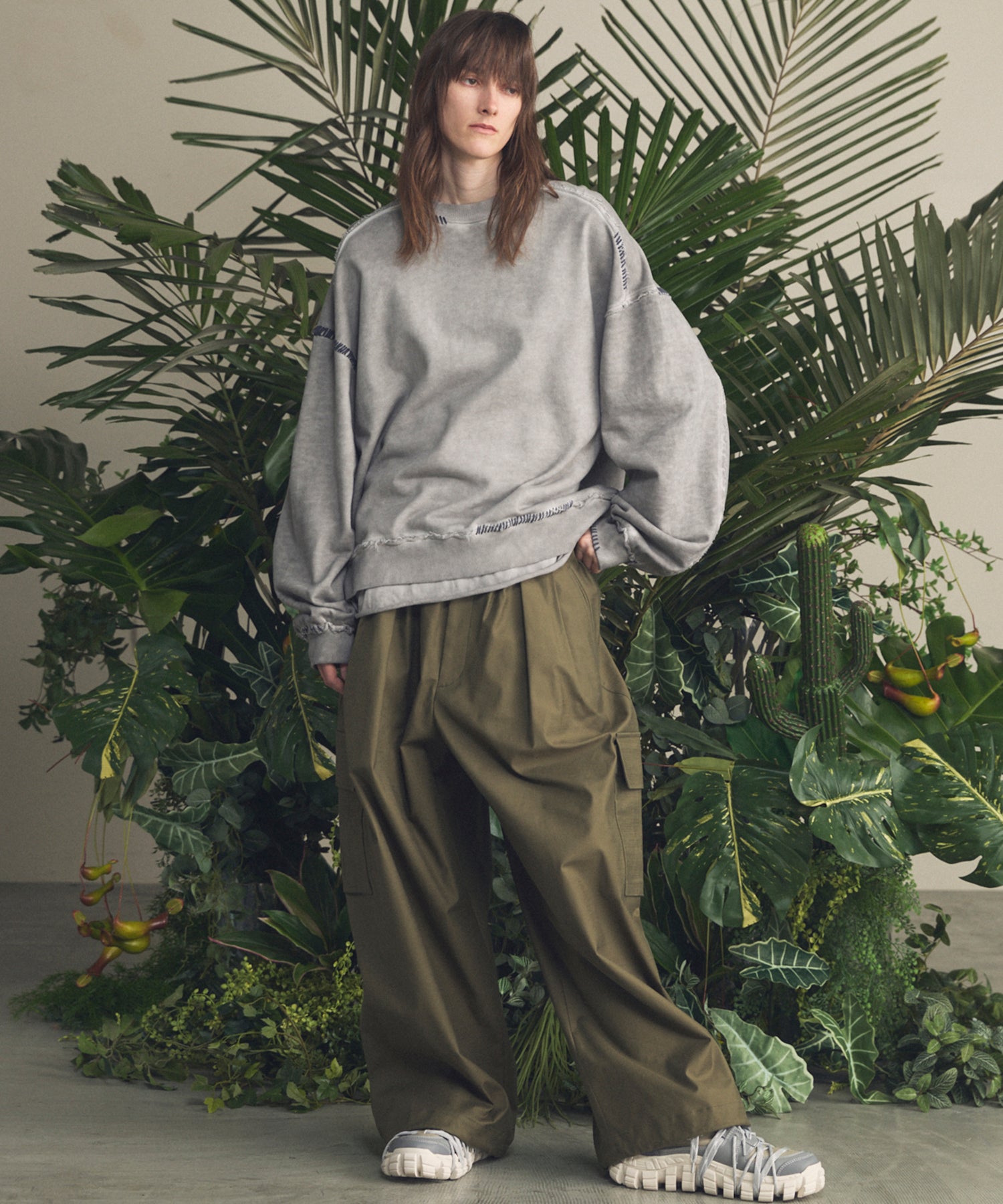 무거운 중량 땀 자수 손상 과다 염색 승무원 목 풀 오버