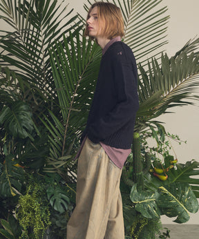 4 색 샹 브레이 세탁 가능한 양모 피크 라펠 더블 가슴 재킷