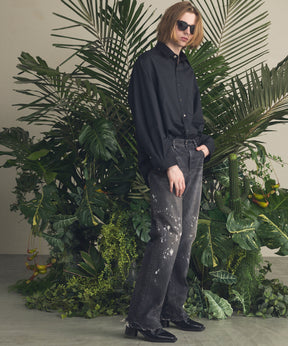 【26SS PRE-ORDER】【Vintage Style Denim Fabric】Semi-flared Denim Pants