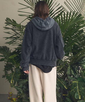 4 Colors Chambray Washable Wool Peaked Lapel Double Breasted Jacket