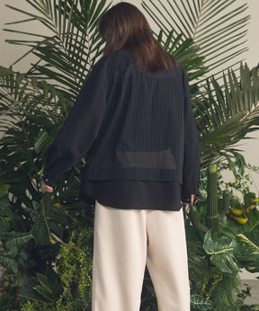 4 Colors Chambray Washable Wool Peaked Lapel Double Breasted Jacket