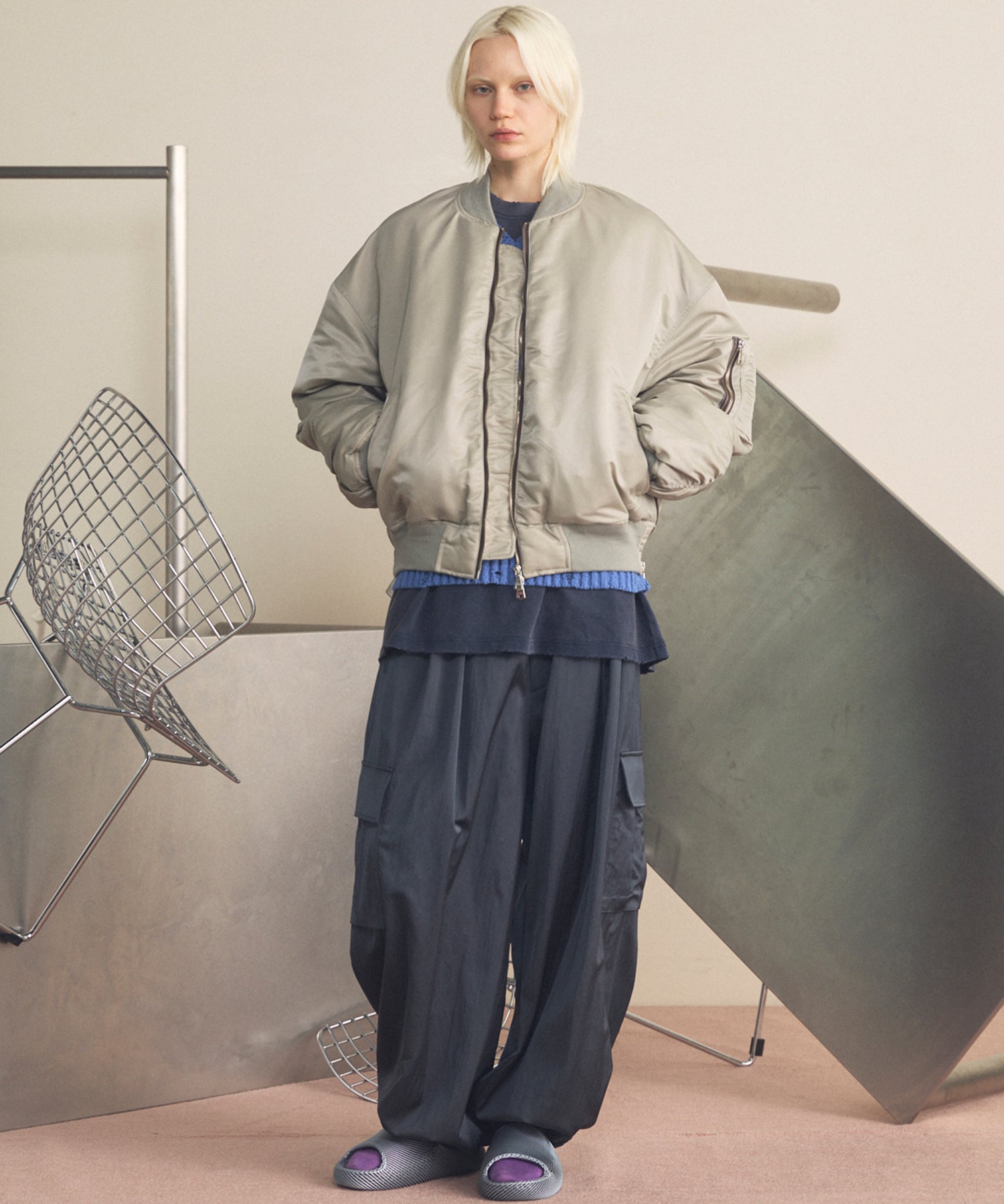 4 색 샹 브레이 세탁 가능한 양모 피크 라펠 더블 가슴 재킷