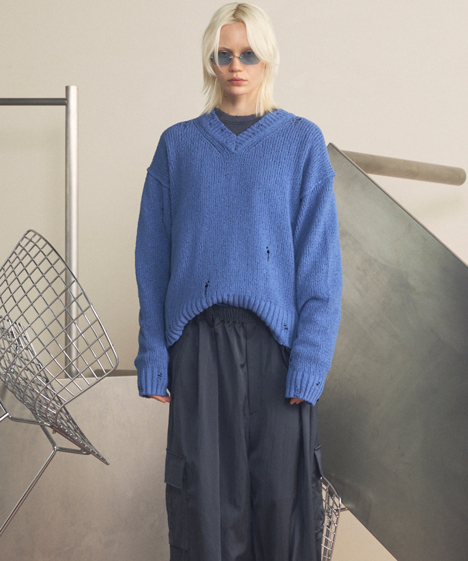 4 색 샹 브레이 세탁 가능한 양모 피크 라펠 더블 가슴 재킷