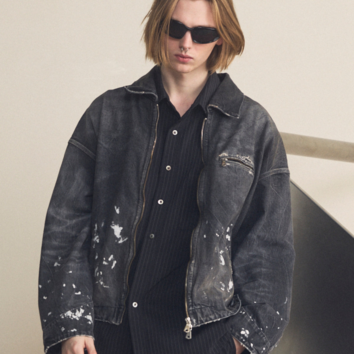 26SS PRE-ORDER】【Vintage Style Denim Fabric】Prime-Over ZIP Denim