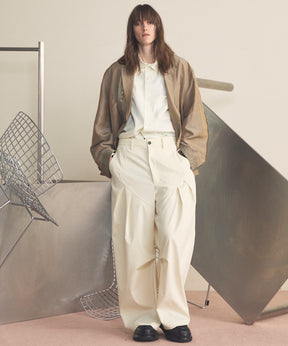 4 Colors Chambray Washable Wool Prime-Over Regular Collar Shirt