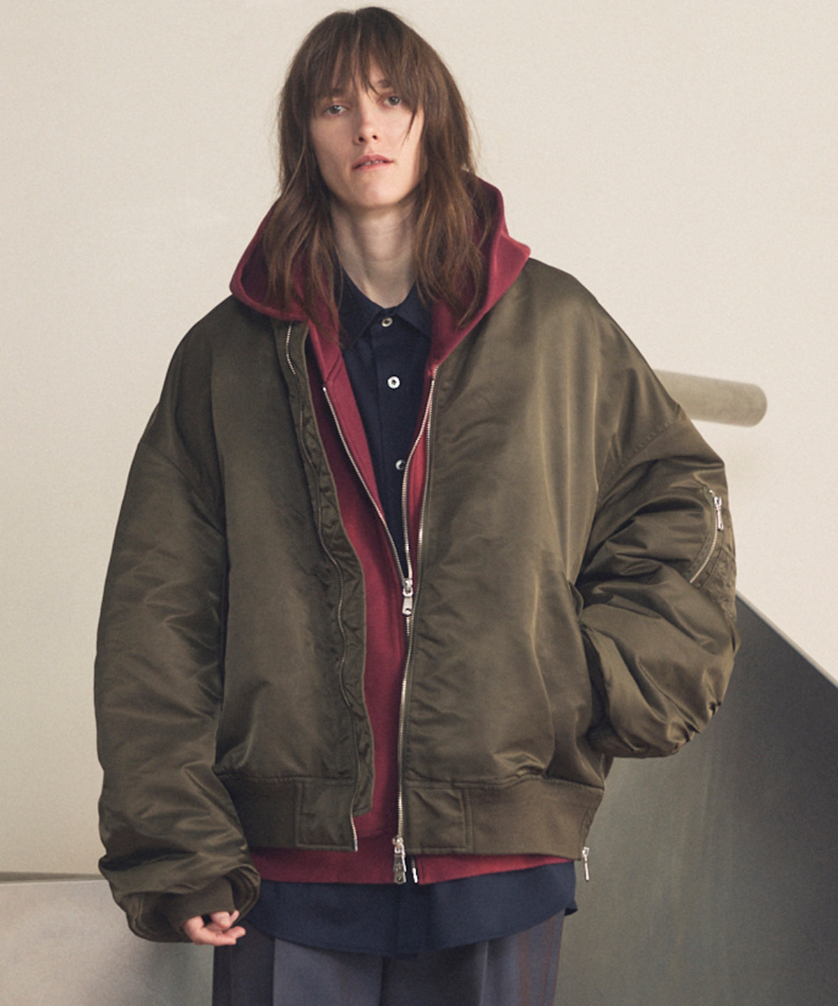 [26SS PRE-ORDER] 프라임오버 나일론 MA-1 봄버 자켓