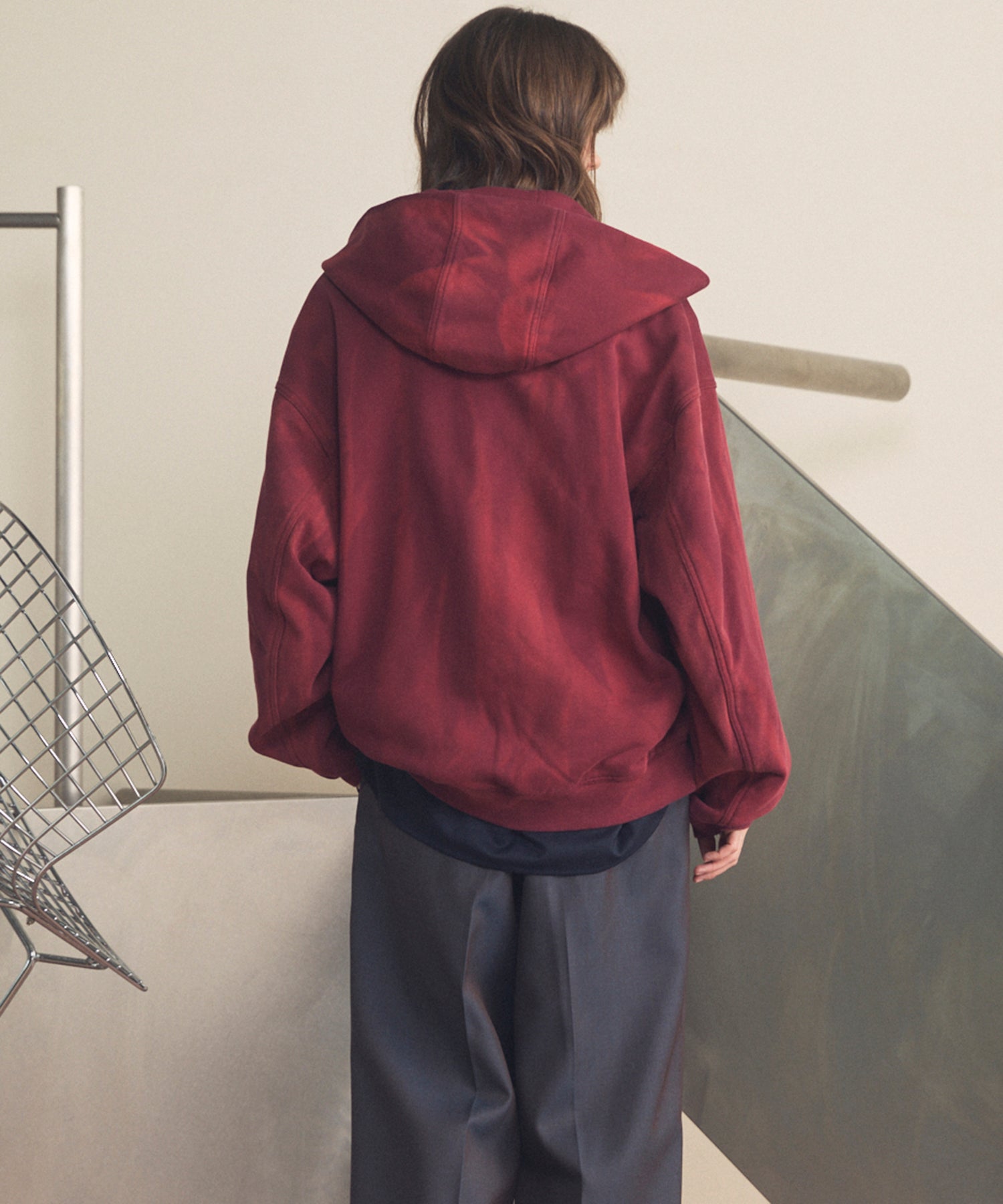 Sun-fade Prime-Over Sweat Zip Hoodie