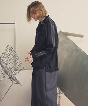 Inside-out Prime-Over Open Collar Shirt