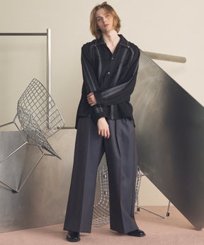 Inside-out Prime-Over Open Collar Shirt