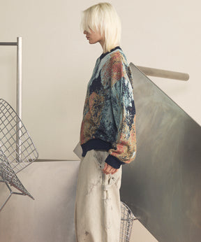 4 색 샹 브레이 세탁 가능한 양모 피크 라펠 더블 가슴 재킷