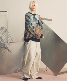 4 색 샹 브레이 세탁 가능한 양모 피크 라펠 더블 가슴 재킷