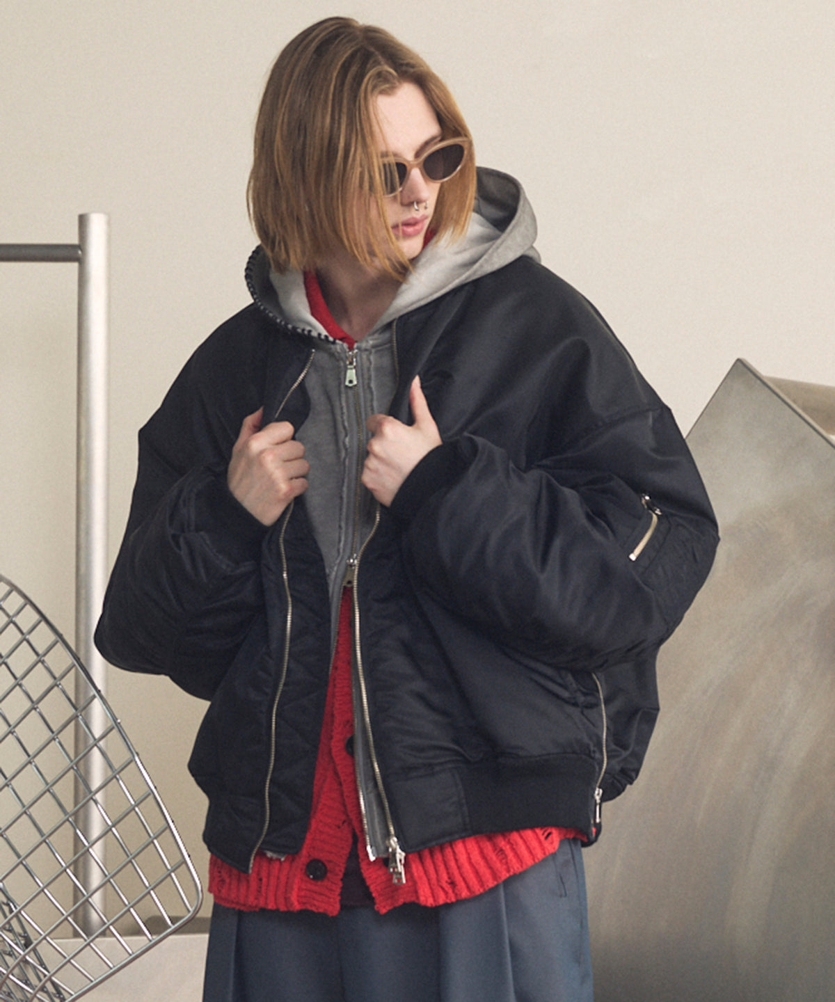 [26SS PRE-ORDER] 프라임오버 나일론 MA-1 봄버 자켓