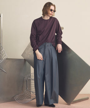 艺术家图形刺绣Prime-Over船长颈长袖T恤