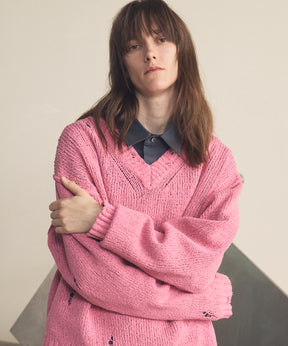 4 색 샹 브레이 세탁 가능한 양모 피크 라펠 더블 가슴 재킷