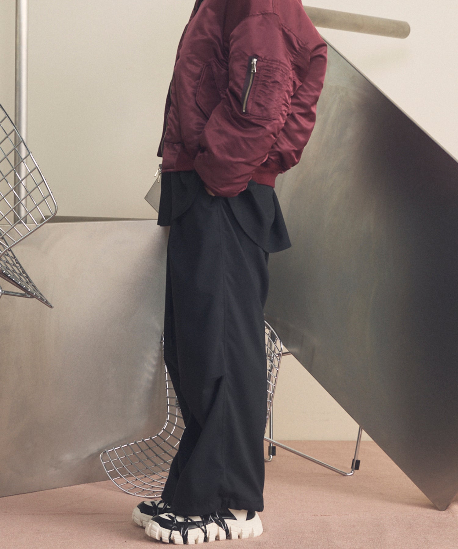 4 색 샹 브레이 세탁 가능한 양모 피크 라펠 더블 가슴 재킷