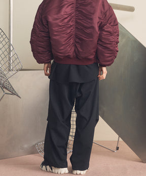 4 색 샹 브레이 세탁 가능한 양모 피크 라펠 더블 가슴 재킷