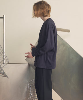 艺术家图形刺绣Prime-Over船长颈长袖T恤