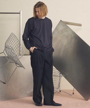 艺术家图形刺绣Prime-Over船长颈长袖T恤