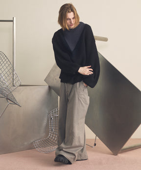 [26SS 预购] 棉质膨体腈纶混纺底漆渐变染色针织衫