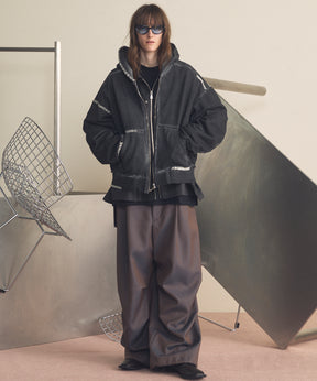 艺术家图形刺绣Prime-Over船长颈长袖T恤