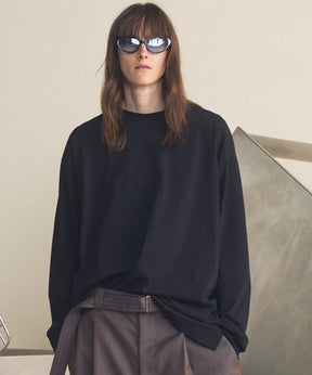 艺术家图形刺绣Prime-Over船长颈长袖T恤